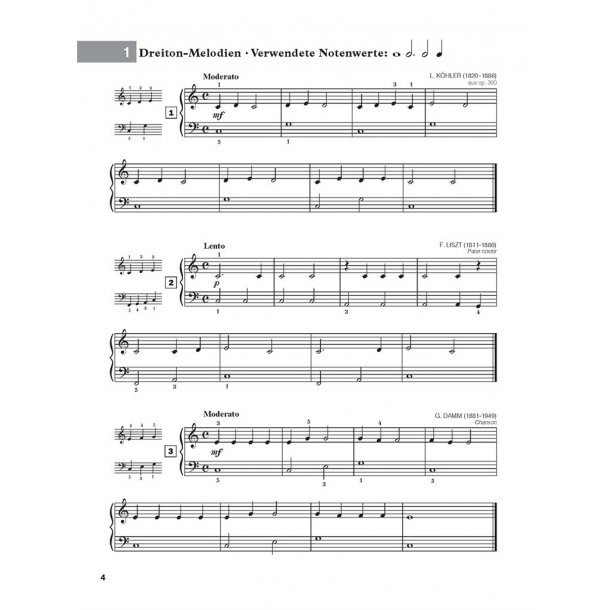 Erste Klassiksammlung f&uuml;r Klavier : 100 Melodien im Drei- Bis Achttonraum in Ansteigendem Schwierigkeitsgrad